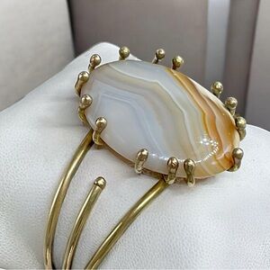 🌺Large Artisan Botswana Agate Bracelet